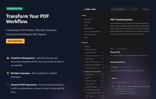 Features of FastPDF API