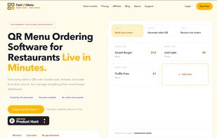 FastQRMenu screenshot 1