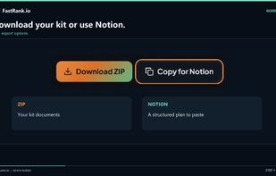 Product build plan: page-by-page instructions to use when creating the final design.