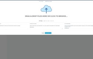 File manager upload