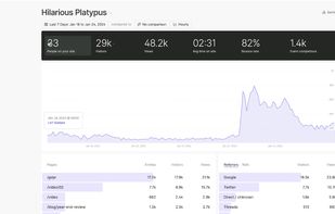 Fathom Analytics screenshot 1