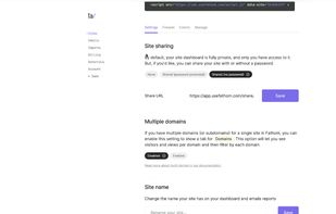 Fathom Analytics screenshot 2