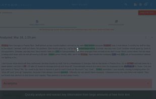 Rapid analysis of text using the newest LLMs