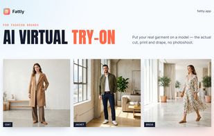 AI virtual try-on — put a real garment on a model, no photoshoot