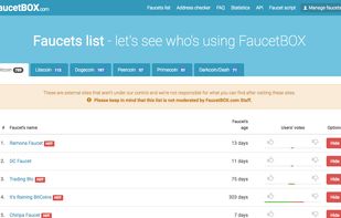 FaucetBOX Address Checker