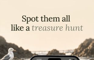 Turn every outing into a real-life treasure hunt. Check off species as you spot them and track what's still left to find nearby.
