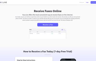 Fax.live screenshot 1