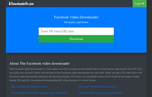 FB Downloader screenshot 1