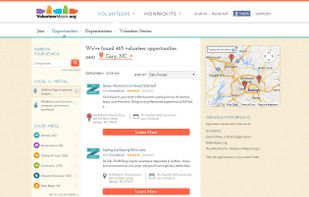 VolunteerMatch screenshot 1