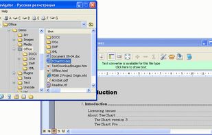 NavPanel add-on, Word file opened