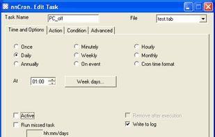 Add/Edit Task dialog box