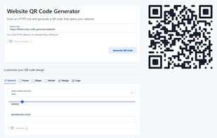 Website QR Code Generator