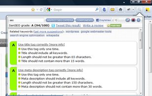 SenSEO screenshot 1
