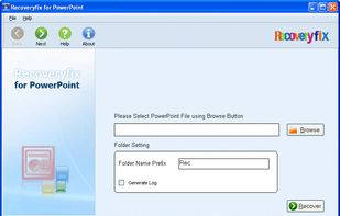RecoveryFix for PowerPoint screenshot 1