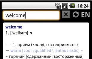 HedgeDict: En-Ru screenshot 1