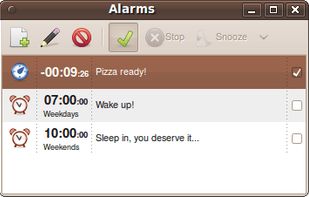 Alarm Clock (applet) screenshot 1
