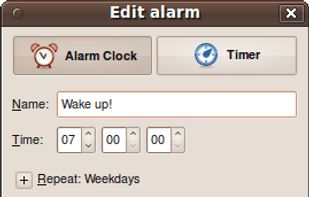 Alarm Clock (applet) screenshot 1