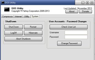FCorp DOS Utility screenshot 1