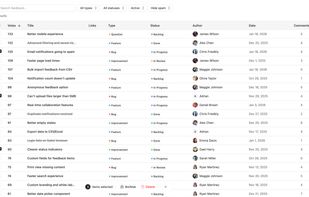 Fdback.io screenshot 2