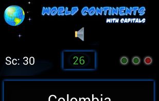 World Continents With Capitals screenshot 1