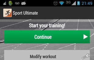 Sport Trainer Ultimate screenshot 1