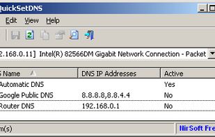 QuickSetDns screenshot 1
