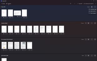 Organizing, merging and combining documents
