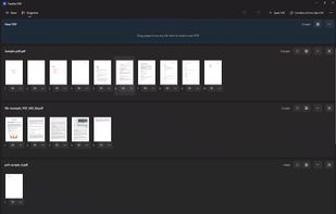 Organizing, merging and combining documents
