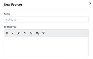 New Feature Creation