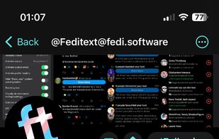 Feditext screenshot 1