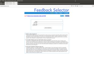 Feedback Selector screenshot 1