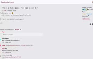 Feedbacky screenshot 1