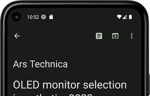 Feeder RSS feed reader screenshot 2