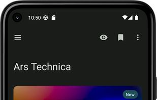 Feeder RSS feed reader screenshot 1