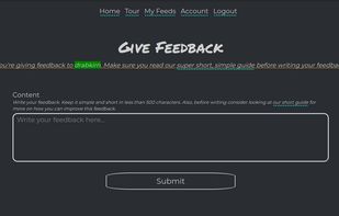 Your feedback page