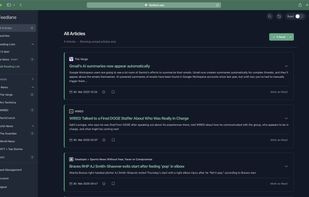 Feedlane screenshot 1