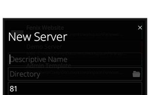 Fenix Web Server screenshot 2