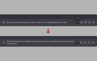 Instant translation of text entered into the input field. Works on any website.