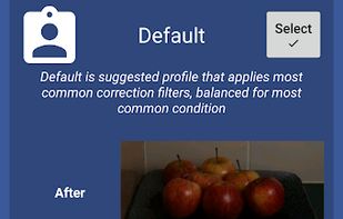 FenoPhoto for Android - Enhance a photo with default setting