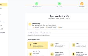 FenPost screenshot 2