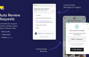 Automatically request reviews, photos and videos from customers.