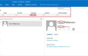 Find Any Contact
Find managing your Outlook Address Book a thorn in the side? Not anymore. You can now find ANY contact in your Address Book instantly.