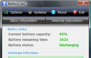 BatteryCare screenshot 1