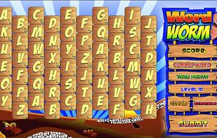 Word Worm HD screenshot 1