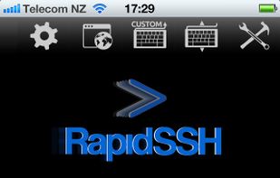 Full SSH terminal window