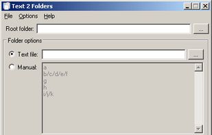 Text 2 Folders screenshot 1