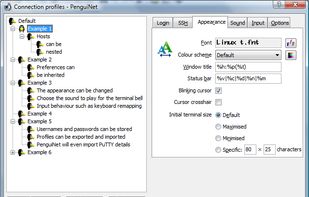 Profile organization