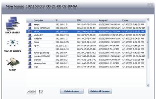 Antamedia DHCP Server screenshot 1