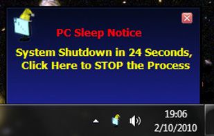 PC Sleep screenshot 1