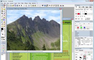 Photoline working area